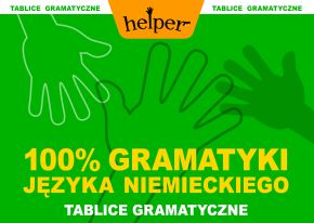 100% gramatyki języka niemieckiego - tablice gramatyczne HELPER