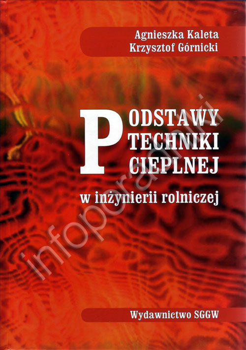 Podstawy techniki cieplnej w inżynierii rolniczej (podręcznik) - okładka