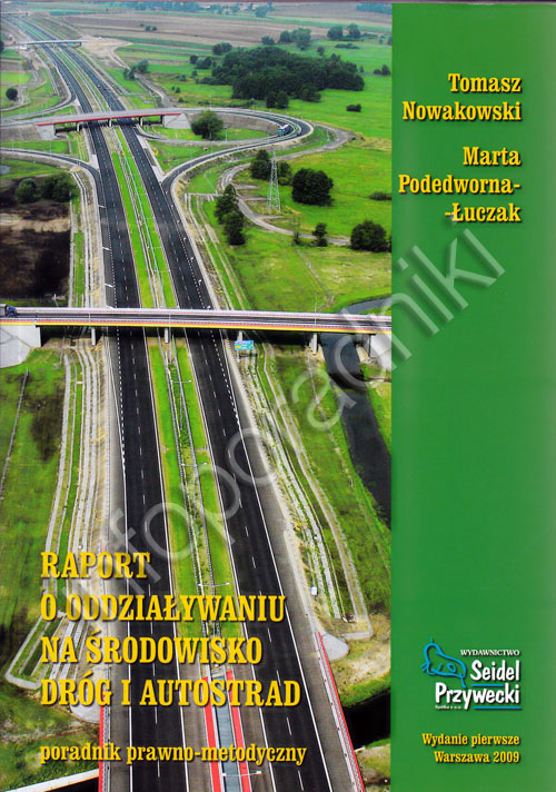 Raport o oddziaływaniu na środowisko dróg i autostrad - okładka
