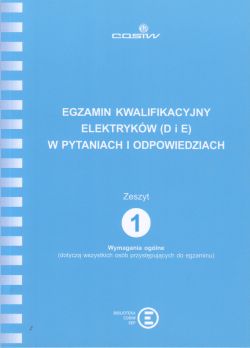 Egzamin Kwalifikacyjny Elektryków D i E Wymagania ogólne z.1